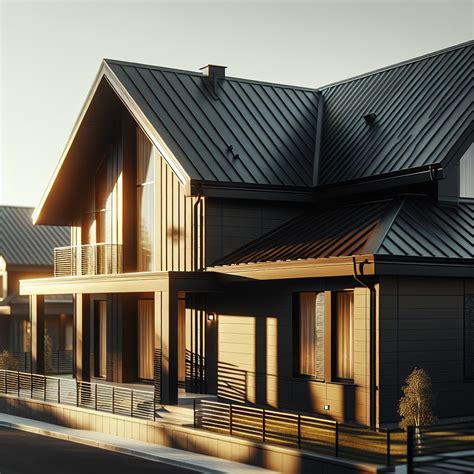 does a black metal roof make a house hotter|reflective black metal roof.